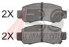 A.B.S. 37314 OE Brake Pad Set, disc brake